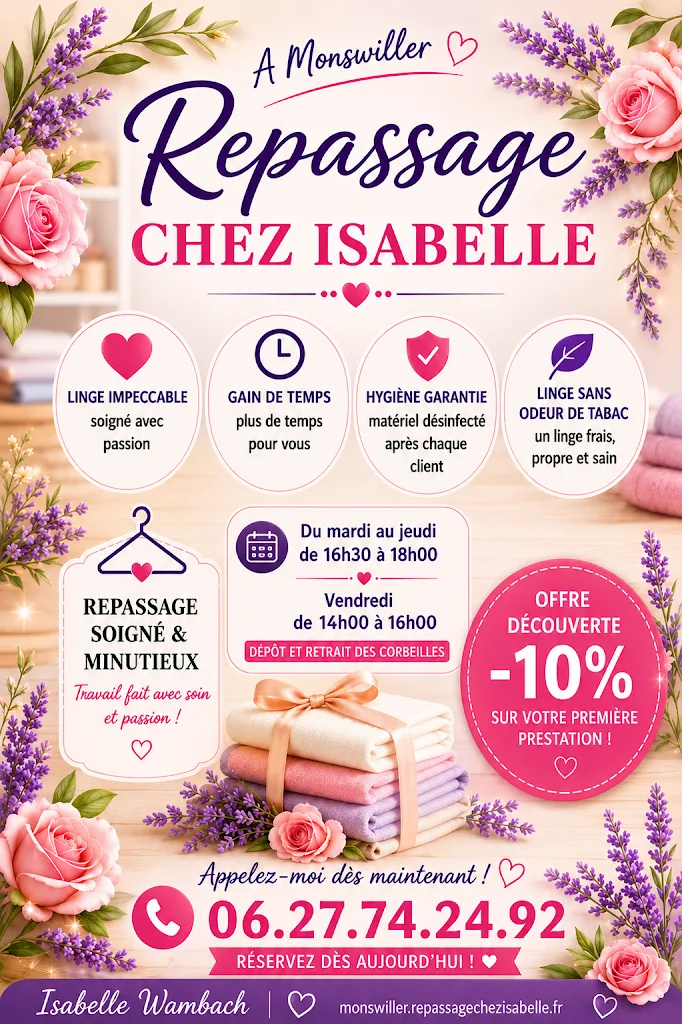 repassage chez Isabelle - photo 1