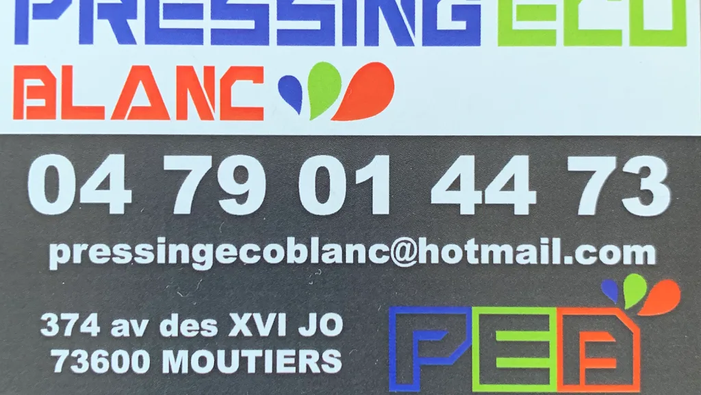 Pressing Eco Blanc - photo 1